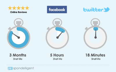 The Lifespan of Online Reviews and Social Media Posts
